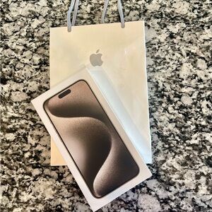iphone 15 Pro Max- Box & Gift bag ONLY